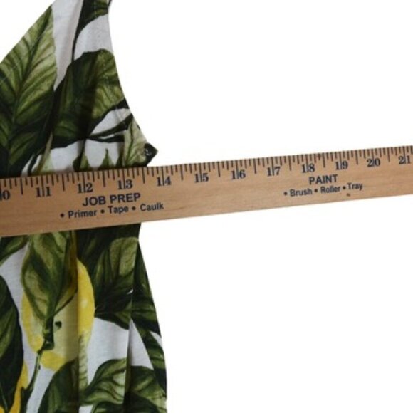 H&M Lemon Print Button Front Romper Size XS Summer Fruit Aesthetic - Picture 3 of 7